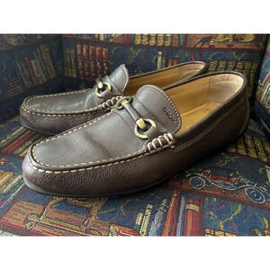 Geox Respira Horsebit Driving Loafers 10 Womens Brown Leather Comfort Shoes